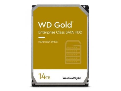 WD Gold Enterprise WD142KRYZ/14TB/3,5”/512MB cache/7200 RPM/SATAIII/600/262 MB/s/CMR
