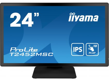 24'' LCD iiyama T2452MSC-B1:PCAP,IPS,FHD,HDMI