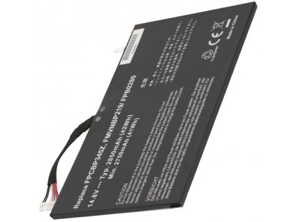 2-POWER Baterie 14,8V 2850mAh pro Fujitsu LifeBook UH572