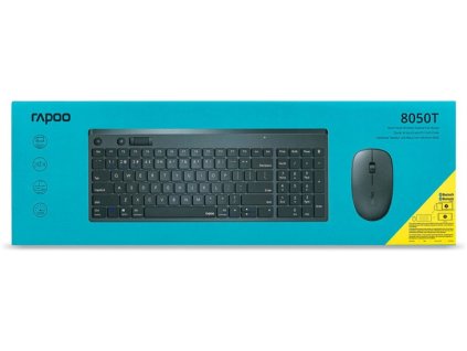 Rapoo 8050T set klávesnice a myši černý
