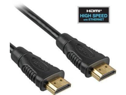 KABEL propojovací HDMI M - HDMI M, 3.0m, dual shielded+ethernet, standard 1.4 HQ