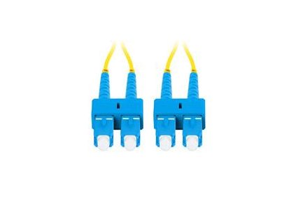 LANBERG optický patch cord SM SC/UPC-SC/UPC duplex 5m LSZH G657A1 průměr 3mm, barva žlutá