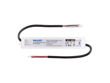 MCLED Napaječ LED 20W 12V/1,67A IP67 ML-732.103.39.0