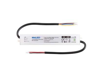 MCLED Napaječ LED 20W 24V/0,83A IP67 ML-732.103.39.1