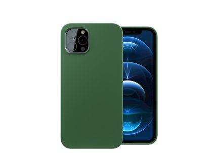 ER POWER Silikonový kryt CARNEVAL SNAP pro iPhone 13 Pro Max s MagSafe - zelená