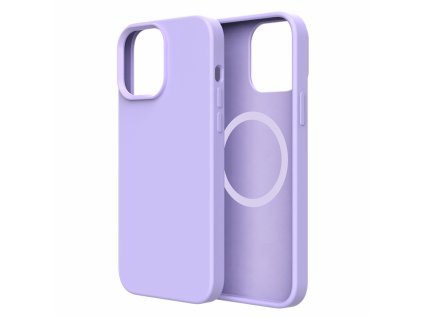ER POWER Silikonový kryt CARNEVAL SNAP pro iPhone 14 Pro s MagSafe - fialová