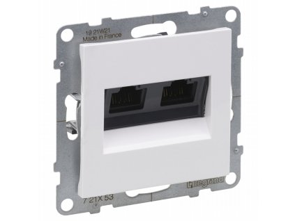 LEGRAND Zásuvka SUNO 72C5U 2XRJ45 C5E UTP datová