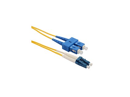 Patch kabel 9/125 LCupc/SCupc SM OS 2m duplex