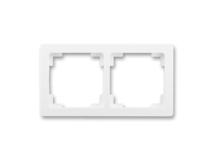 ABB SWING L Rámeček 3901J-A00020 B1 dvojnásobný, pro vodorovnou i svislou montáž, jasně bílá