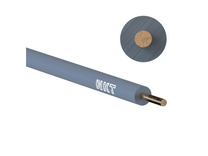 Vodič H05V-U 1 šedý (CY)