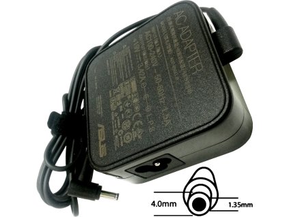 Asus origi. adaptér 65W19V(W.M)BK 4PHI s EU plugem (B0A001-00046500_EU)