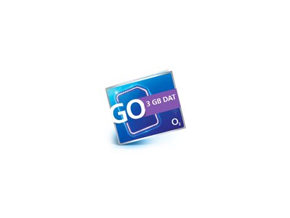 O2 Předplacená karta GO 3GB DAT
