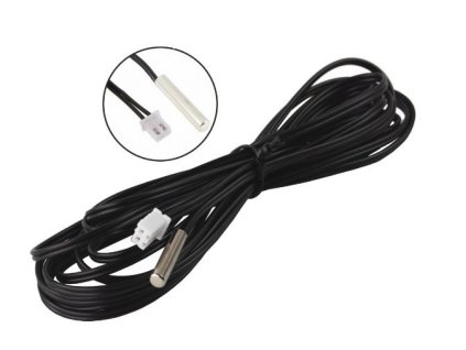 Teplotní sonda Adelid, odporový snímač teploty NTC10k 3 metry