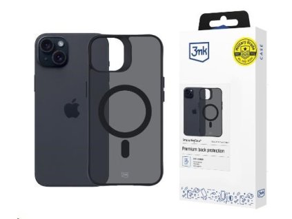 3mk ochranný kryt Smoke MagCase pro Apple iPhone 15 Plus
