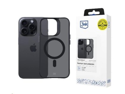 3mk ochranný kryt Smoke MagCase pro Apple iPhone 15 Pro