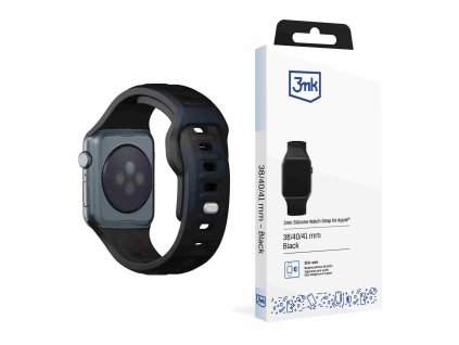 3mk řemínek Watch Strap pro Apple 38/40/41 mm Black