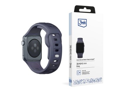 3mk řemínek Watch Strap pro Apple 38/40/41 mm Gray