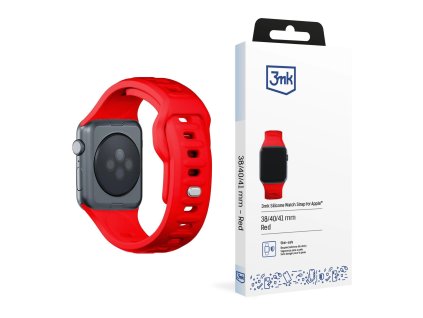 3mk řemínek Watch Strap pro Apple 38/40/41 mm Red