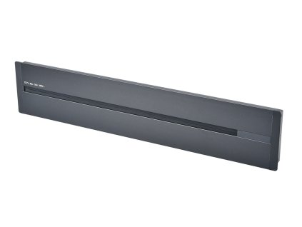 Zásuvková lišta - zápustná Viking LZ60G/230V,50Hz/40cm délka/šedá/až 7 modulů/IP20/hliník/zápustná