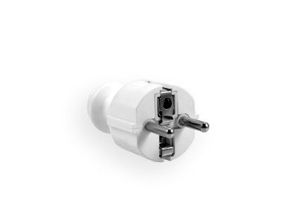 ELGOTECH Vidlice WT-30 250V/16A přímá  Unischuko IP20 bílá
