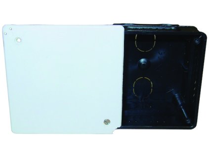 PROTEC Krabice PAZK 8080 pod omítku 87x87x60mm včetně víka IP2X černá