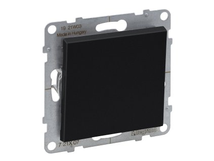 LEGRAND Přepínač SUNO 721407 č.7 křížový černý