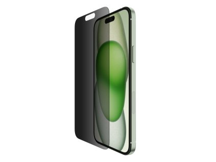 Belkin SCREENFORCE™ TemperedGlass Privacy Anti-Microbial ochranné privátní sklo pro iPhone 15 Plus / 14 Pro Max