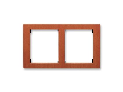 ABB TIME Rámeček 3901F-A50120 52J dvojnásobný, vodorovný, třešeň