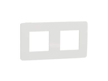 SCHNEIDER Rámeček Unica Color dvojnásobný, bílý/bílý