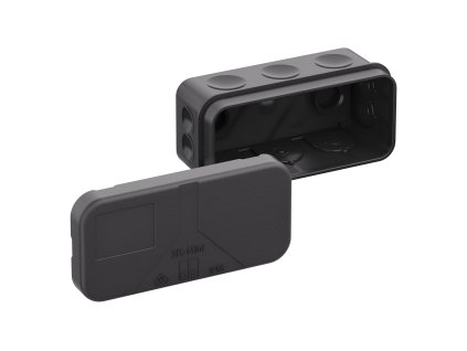 SPELSBERG Krabice 2K-Mini-L/sw IP55 černá prázdná