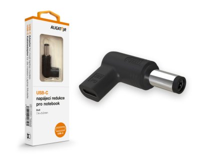 Aligator USB-C napájecí redukce 7,4 x 5,0 mm pro notebooky Dell