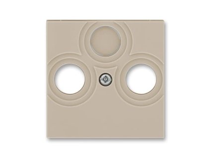 ABB LEVIT Kryt 5011H-A00300 18 zásuvky anténní s vylamovacím otvorem, macchiato