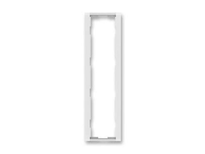 ABB TIME Rámeček 3901F-A00141 01 čtyřnásobný, svislý, bílá/ledová bílá