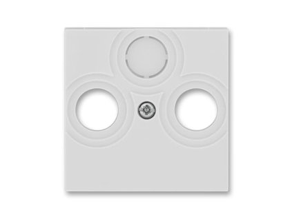 ABB LEVIT Kryt 5011H-A00300 16 zásuvky anténní s vylamovacím otvorem, šedá