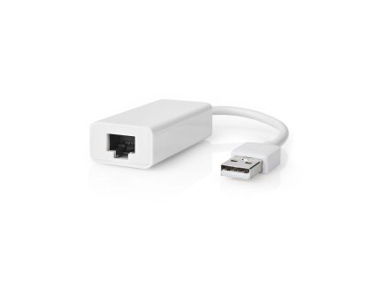 Nedis CCGB60950WT02 - Síťový adaptér USB | USB 2.0 | 100 Mbps | USB-A Zástrčka | RJ45 Zásuvka | 0.20 m | Bílá