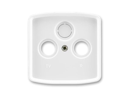 ABB Kryt TANGO 5011A-A00300 B na anténní zásuvku, s vylamovacím otvorem, bílá