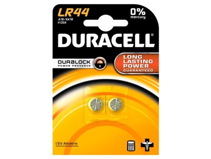DURACELL Baterie knoflíková ALKALINE LR44 1,5V