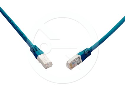 SOLARIX 10G patch kabel CAT6A SFTP LSOH 20m,modrý