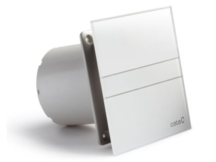 CATA Ventilátor e100 GT kuličková ložiska, časovač, čelní sklo, bílý