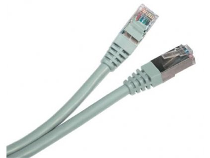 Patch kabel FTP cat 5e, 2m - šedý