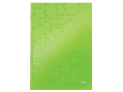 LEITZ Zápisník WOW, A4, linka, zelená