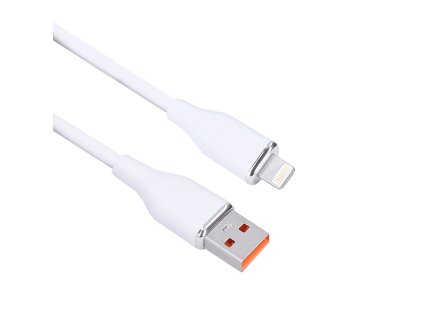 Solight lightning kabel, USB 2.0 A konektor - Lightning konektor, silikon, 2m