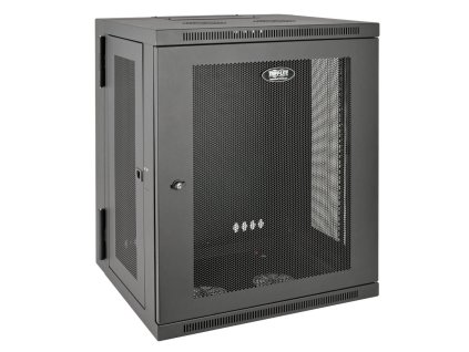 Skříň SmartRack 15U, Š=600mm, Hl=550mm, hloubka pro přepínače, montáž na stěnu