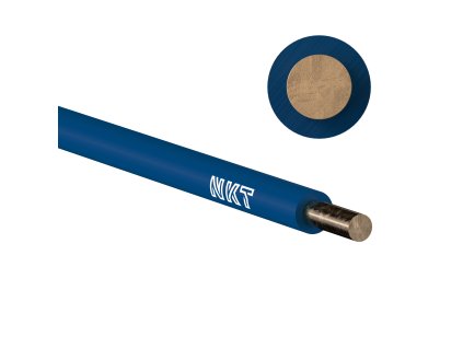 Vodič H07V-U 10 modrý (CY)