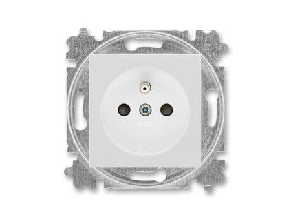 ABB LEVIT Zásuvka 6619H-A06357 16 s clonkami, bezšroubové svorky, IP40, šedá / bílá