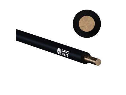 Vodič H07V-U 4 černý (CY)