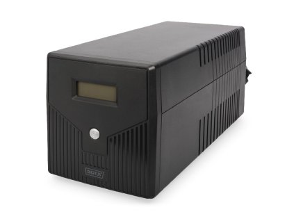 DIGITUS Professional Line-Interactive UPS, 2000VA / 1200W 12V / 9Ah x2 baterie, 4x CEE 7/7, AVR, USB, RS232, RJ11 / 45, LCD disple