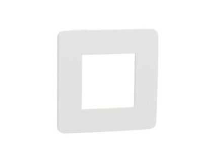 SCHNEIDER Rámeček Unica Color jednonásobný, bílý/bílý