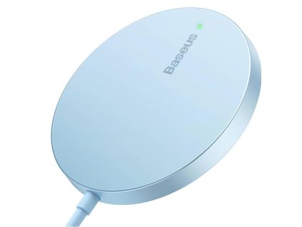 Baseus bezdrátová nabíječka do sítě Simple Mini3 15W USB-C modrá