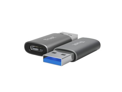 TRUST CALYX USB-A to USB-C ADAPTER 2pack